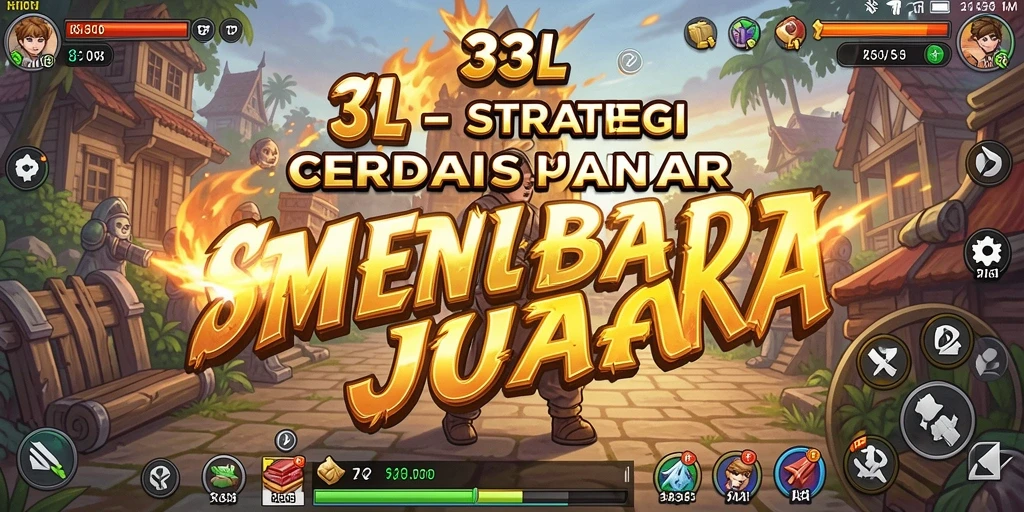 Tampilan gameplay strategis yang memukau dan menegangkan.