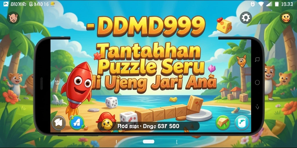 Tampilan gameplay DMD999 yang menarik dan penuh warna.