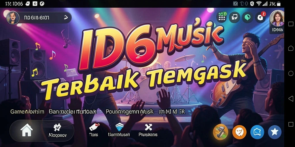 Screenshot ID66 menampilkan gameplay seru dan interaktif dalam musik.