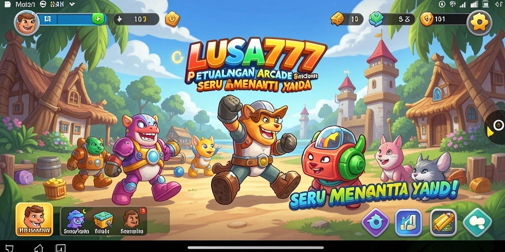 Tampilan seru dari gameplay LUSA777 yang mengasyikkan.
