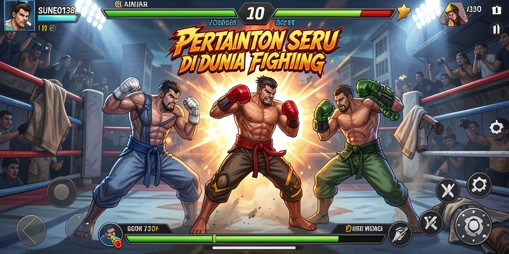 Gameplay mendebarkan di arena Fighting SUNEO138.