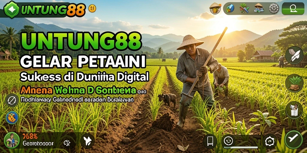 Screenshot utama UNTUNG88 menampilkan gameplay menarik dalam bertani.