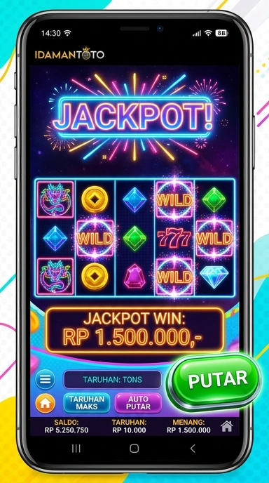 Pengguna sedang mengunduh aplikasi dari idamantoto dengan cepat dan aman.